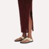 Gizeh Droplet Buckle Piele naturală lăcuită