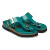 Gizeh Droplet Buckle Piele naturală lăcuită