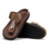 Gizeh Droplet Buckle Piele naturală lăcuită