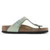 Gizeh Soft Footbed Piele nubuc Matcha