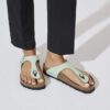 Gizeh Soft Footbed Piele nubuc Matcha