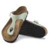 Gizeh Soft Footbed Piele nubuc Matcha