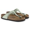 Gizeh Soft Footbed Piele nubuc Matcha