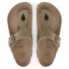 Gizeh Vegan Big Buckle Textile Faded Khaki