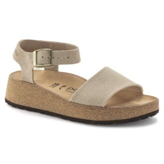 Glenda din piele de căprioară și material textil Glenda din piele de căprioară și material textil