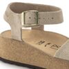 Glenda din piele de căprioară și material textil