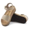 Glenda din piele de căprioară și material textil