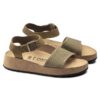 Glenda Piele de căprioară-textil kaki decolorat Glenda Piele de căprioară-textil kaki decolorat