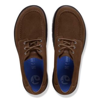 Highwood Moc Lace Low din piele de căprioară