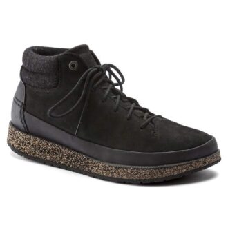 Honnef High Piele nubuc Negru