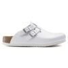 Kay Soft Footbed din piele Alb Kay Soft Footbed din piele Alb