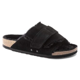 Kyoto Shearling Piele de căprioară-Shearling Negru