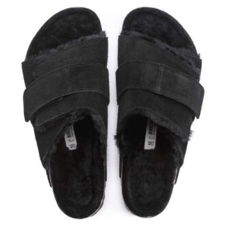 Kyoto Shearling Piele de căprioară-Shearling Negru