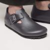 London Wire Buckle Piele naturală
