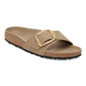Madrid Big Buckle din piele naturală uleioasă