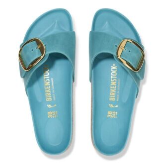 Madrid Big Buckle din piele naturală uleioasă
