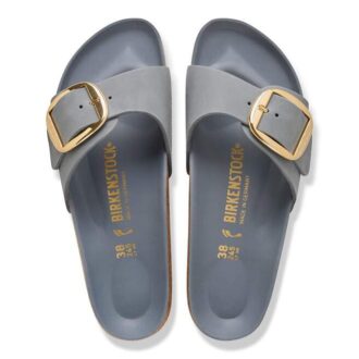 Madrid Big Buckle din piele naturală uleioasă