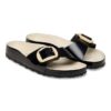 Madrid Big Buckle Pearl Piele naturală lăcuită Madrid Big Buckle Pearl Piele naturală lăcuită