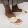 Madrid Big Buckle Pearl Piele naturală lăcuită Madrid Big Buckle Pearl Piele naturală lăcuită