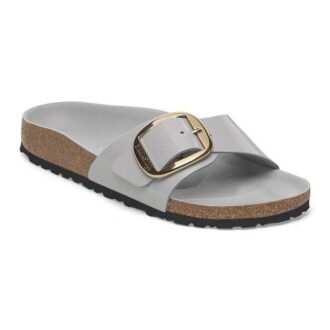 Madrid Big Buckle Piele naturală lăcuită