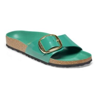 Madrid Big Buckle Piele naturală lăcuită