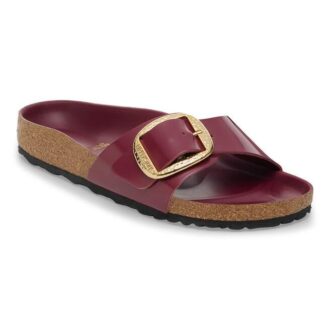 Madrid Big Buckle Piele naturală lăcuită