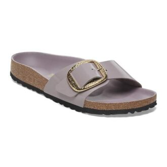 Madrid Big Buckle Piele naturală lăcuită