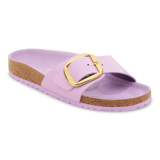 Madrid Big Buckle Piele naturală lăcuită
