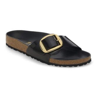 Madrid Big Buckle Piele naturală lăcuită