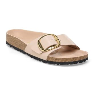 Madrid Big Buckle Piele naturală lăcuită