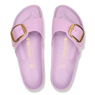 Madrid Big Buckle Piele naturală lăcuită