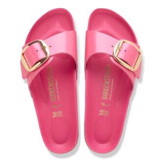 Madrid Big Buckle Piele naturală lăcuită