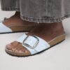 Madrid Big Buckle Piele naturală lăcuită