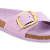 Madrid Big Buckle Piele naturală lăcuită