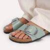 Madrid Big Buckle Piele naturală lăcuită Madrid Big Buckle Piele naturală lăcuită