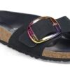 Madrid Big Buckle Piele Nubuc Negru Madrid Big Buckle Piele Nubuc Negru