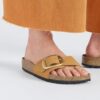 Madrid Big Buckle Piele nubuc Portocaliu ars Madrid Big Buckle Piele nubuc Portocaliu ars