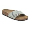 Madrid Big Buckle Piele nubuc Pure Sage