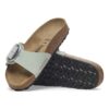 Madrid Big Buckle Piele nubuc Pure Sage