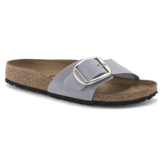 Madrid Big Buckle Piele nubuc Purple Fog
