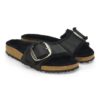 Madrid Big Buckle Shearling Piele naturală Uleiată Madrid Big Buckle Shearling Piele naturală Uleiată