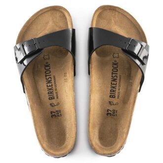 Madrid Birko-Flor Patent Negru lucios