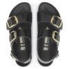 Milano Big Buckle din piele naturală lăcuită Milano Big Buckle din piele naturală lăcuită