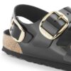 Milano Big Buckle din piele naturală lăcuită Milano Big Buckle din piele naturală lăcuită