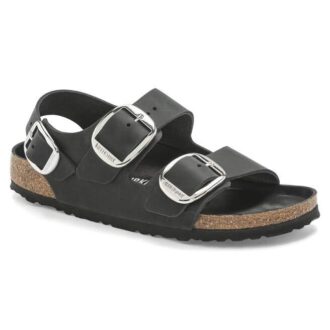 Milano Big Buckle din piele naturală uleioasă