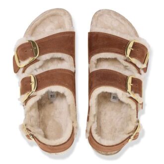 Milano cu cataramă Big Buckle, piele naturală uleioasă