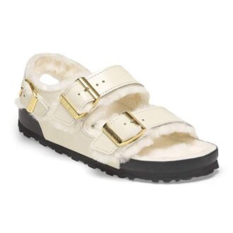 Milano Shearling Piele naturală – Shearling lucioasă Ecru