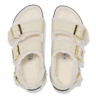 Milano Shearling Piele naturală – Shearling lucioasă Ecru