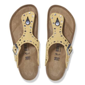 Nituri Gizeh Piele de căprioară Ocre