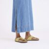 Nituri Gizeh Piele de căprioară Ocre